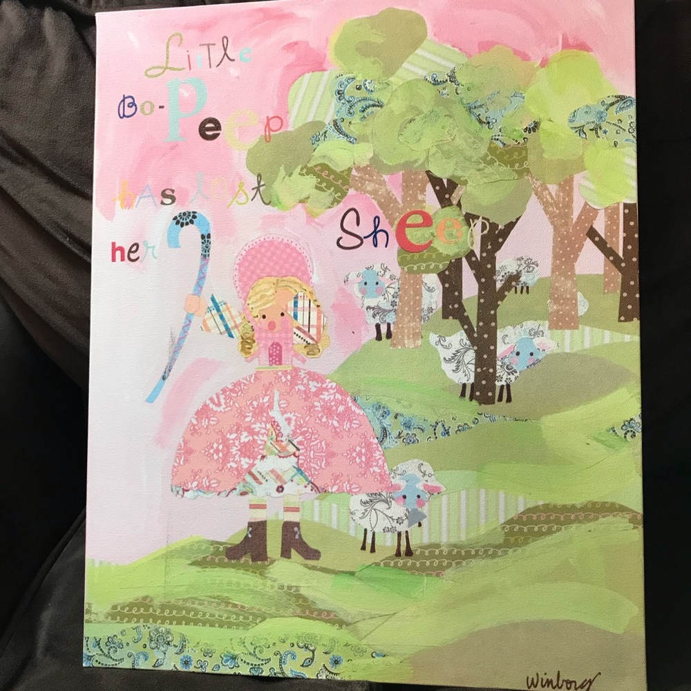 Oopsy Daisy canvas Little Bo Peep